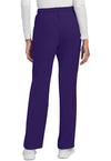 Grape - Cherokee WW Originals Ultra Women Scrub Pants - Back View