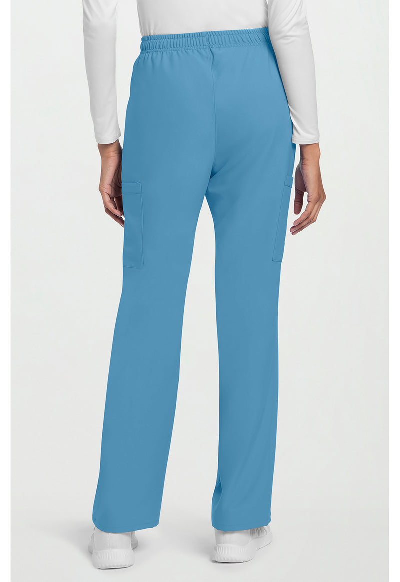 Heritage Blue - Cherokee WW Originals Ultra Women Scrub Pants - Back View