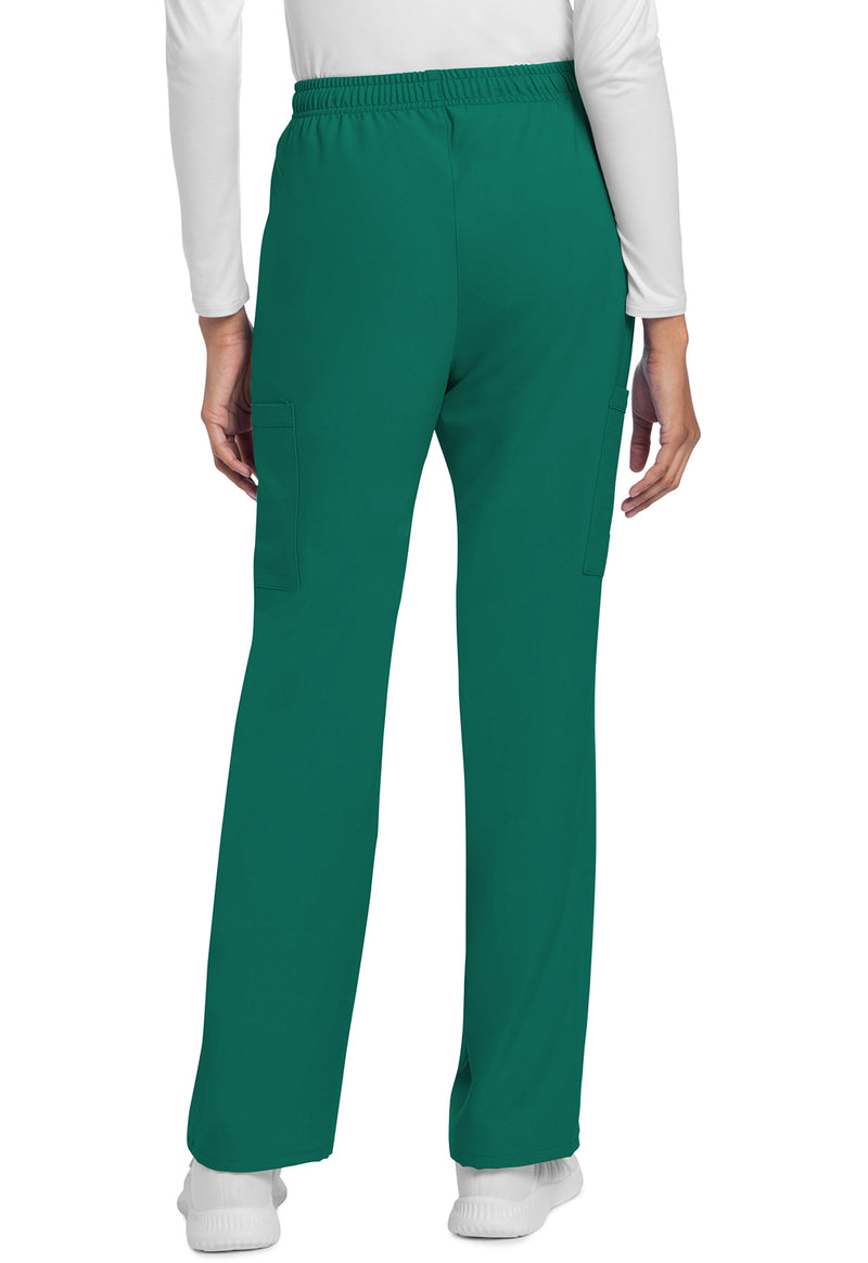 Hunter Green - Cherokee WW Originals Ultra Women Scrub Pants - Back View