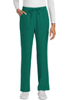 Hunter Green - Cherokee WW Originals Ultra Women Scrub Pants - Front View