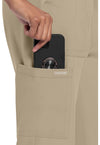 khaki - Mid Rise Drawstring Trouser Cargo Pant (View 3)