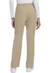 Khaki - Cherokee WW Originals Ultra Women Scrub Pants - Back View