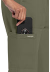 olive - Mid Rise Drawstring Trouser Cargo Pant (View 3)