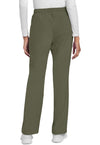 Olive - Cherokee WW Originals Ultra Women Scrub Pants - Back View