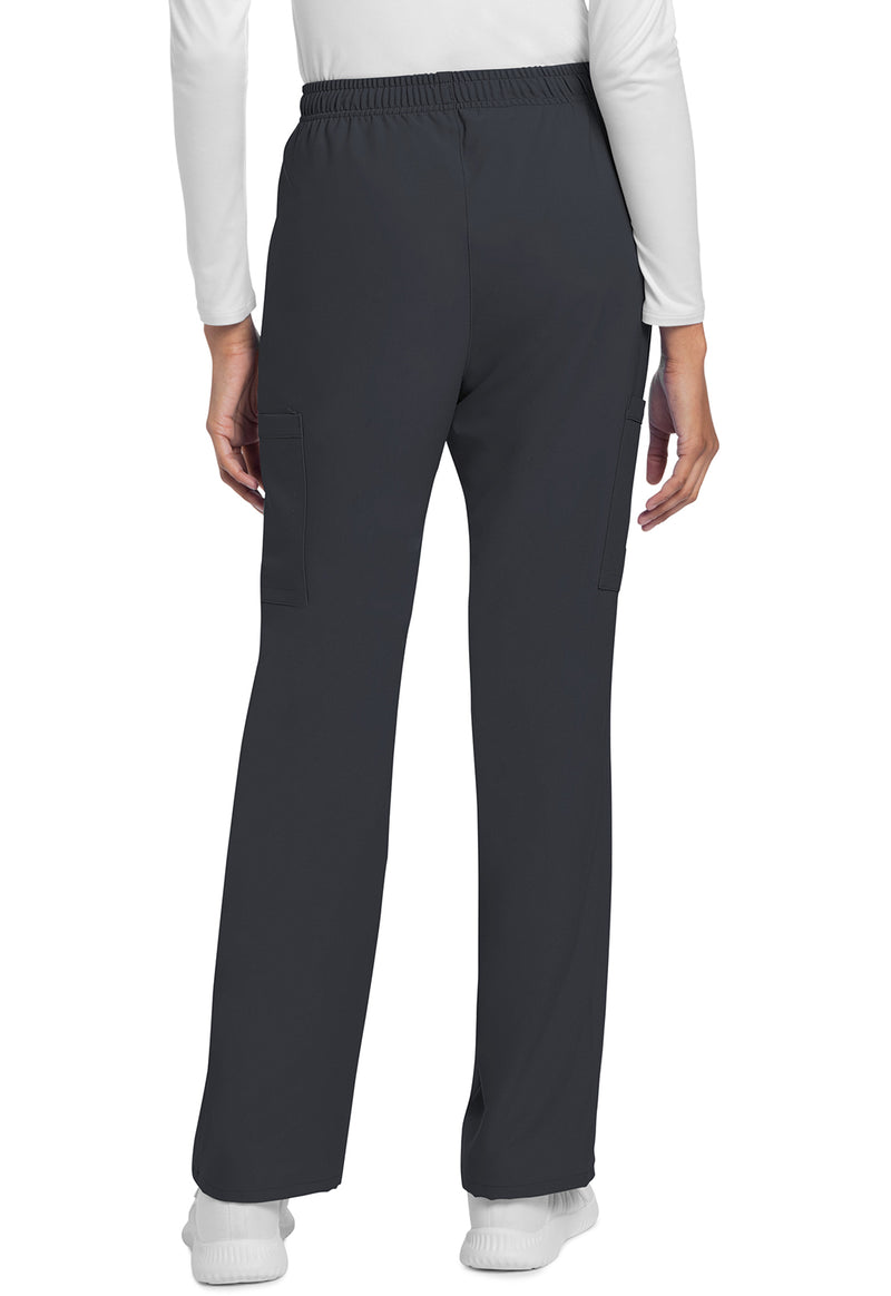 Pewter - Cherokee WW Originals Ultra Women Scrub Pants - Back View