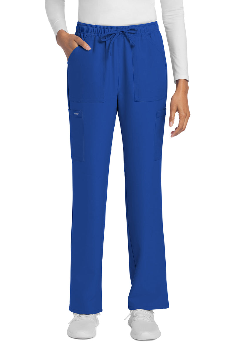 Royal - Cherokee WW Originals Ultra Women Scrub Pants - Front View