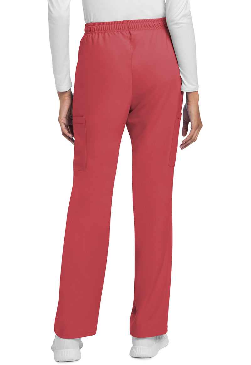 Spiced Coral - Cherokee WW Originals Ultra Women Scrub Pants - Back View