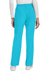 Turquoise - Cherokee WW Originals Ultra Women Scrub Pants - Back View