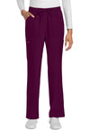 Wine - Cherokee WW Originals Ultra Women Scrub Pants - Front View