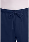 Navy - Men's Mid Rise Zip Fly Straight Leg Scrub Pants – Short (View 2)