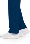 Navy - Men's Mid Rise Zip Fly Straight Leg Scrub Pants – Short (View 4)