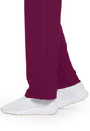 Wine - Men's Mid Rise Zip Fly Straight Leg Scrub Pants – Short (View 4)