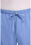 Ciel Blue - Men's Mid Rise Zip Fly Straight Leg Scrub Pants – Tall (View 2)