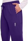 Grape - Men's Mid Rise Zip Fly Straight Leg Scrub Pants – Tall (View 3)