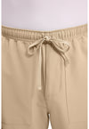 Khaki - Men's Mid Rise Zip Fly Straight Leg Scrub Pants – Tall (View 2)