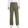 olive - Men's Mid Rise Zip Fly Straight Leg Pant