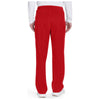 red - Men's Mid Rise Zip Fly Straight Leg Pant