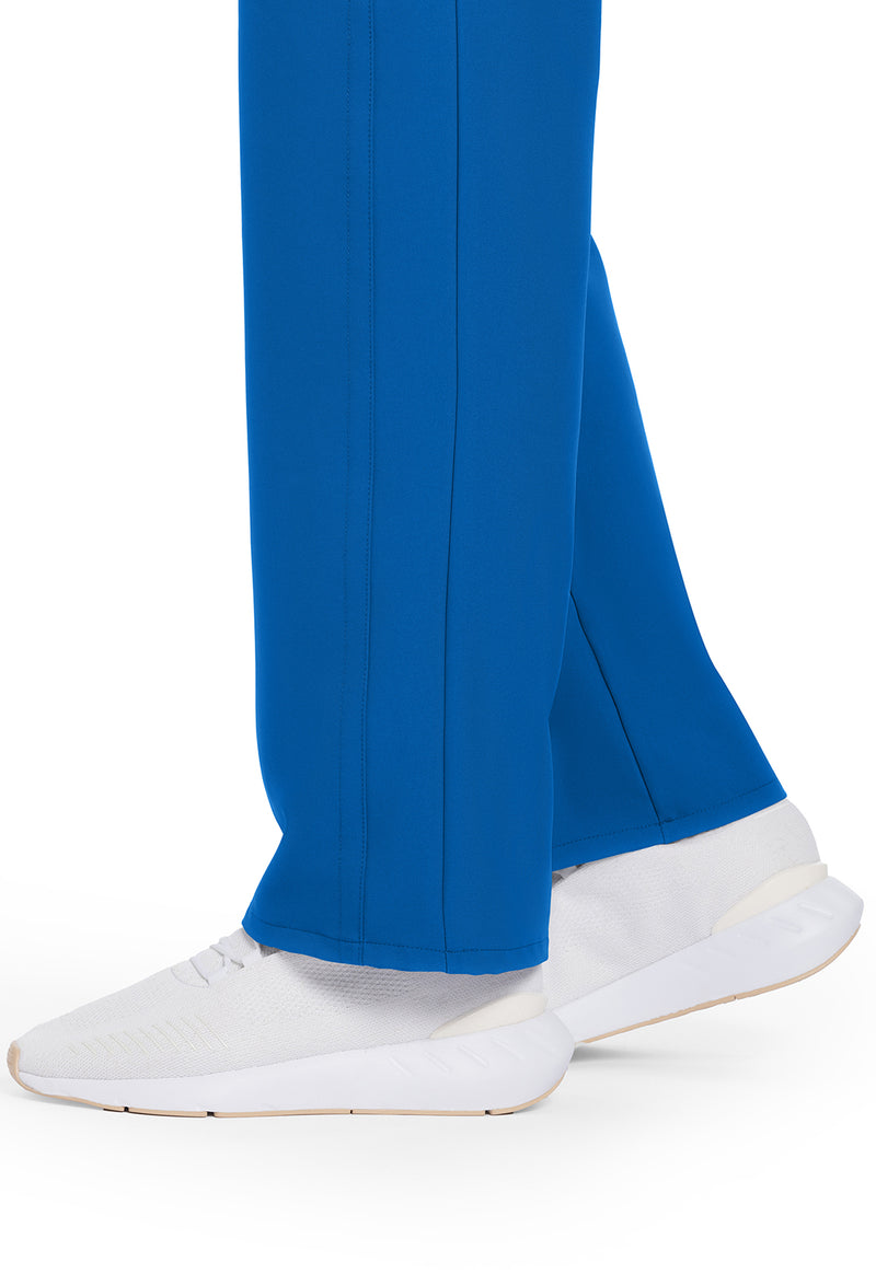 Royal - Men's Mid Rise Zip Fly Straight Leg Scrub Pants – Tall (View 4)