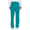 teal blue - Men's Mid Rise Zip Fly Straight Leg Pant