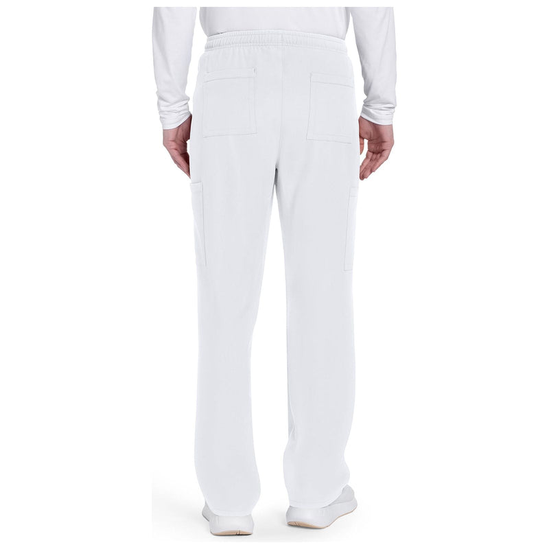 white - Men's Mid Rise Zip Fly Straight Leg Pant
