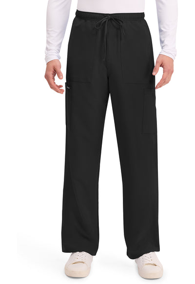 Men's Mid Rise Zip Fly Straight Leg Scrub Pants