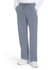 Grey - Cherokee WW Originals Ultra Men Scrub Pants - Front View