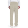 khaki - Men's Mid Rise Zip Fly Straight Leg Pant