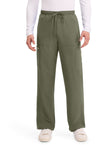 Olive - Cherokee WW Originals Ultra Men Scrub Pants - Front View