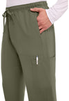 olive - Men's Mid Rise Zip Fly Straight Leg Pant (View 3)