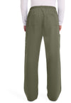Olive - Cherokee WW Originals Ultra Men Scrub Pants - Back View
