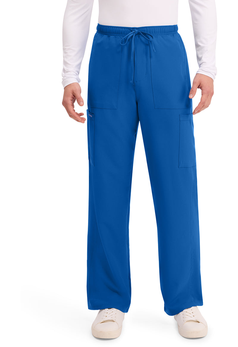 Royal - Cherokee WW Originals Ultra Men Scrub Pants - Front View