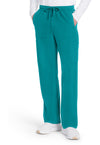 Teal Blue - Cherokee WW Originals Ultra Men Scrub Pants - Front View