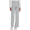 grey - Unisex Mid Rise Drawstring Straight Pant