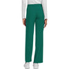 hunter green - Unisex Mid Rise Drawstring Straight Pant