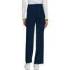 navy - Unisex Mid Rise Drawstring Straight Pant