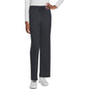 pewter - Unisex Mid Rise Drawstring Straight Pant