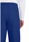 Galaxy Blue - Unisex Mid Rise Drawstring Straight Scrub Pants – Tall (View 3)