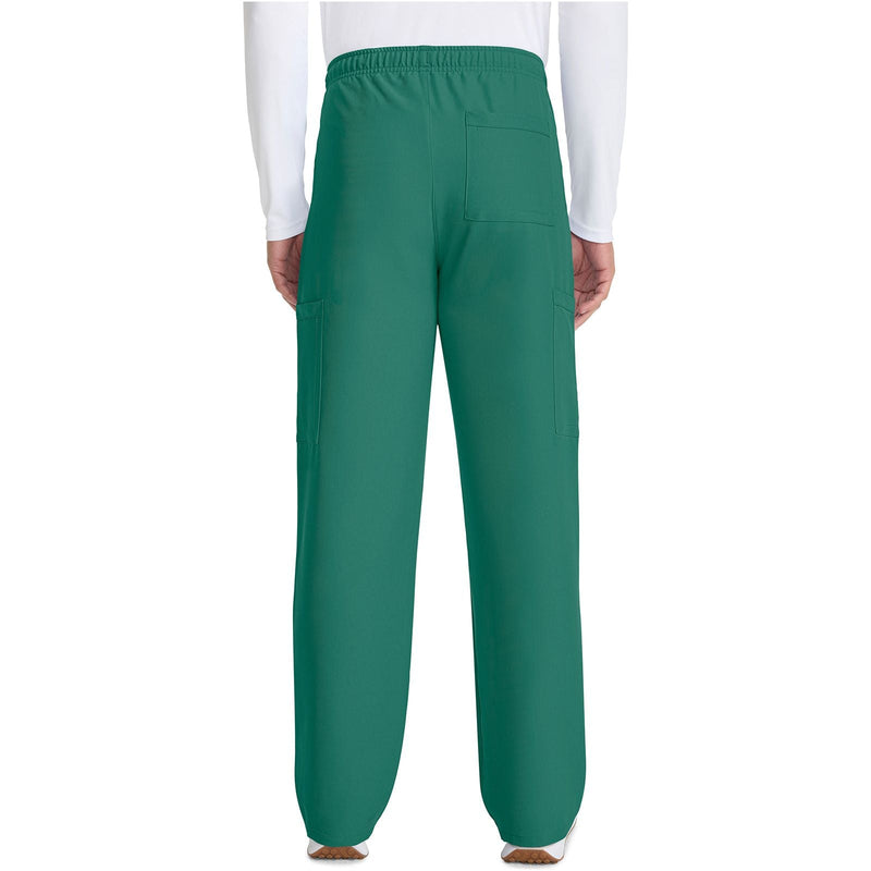 hunter green - Unisex Mid Rise Drawstring Straight Pant