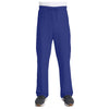 navy - Unisex Mid Rise Drawstring Straight Pant