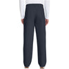 pewter - Unisex Mid Rise Drawstring Straight Pant