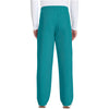 teal blue - Unisex Mid Rise Drawstring Straight Pant