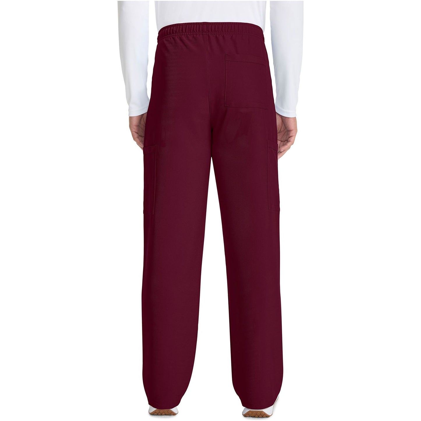 Unisex Mid Rise Drawstring Straight Pant
