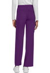 Eggplant - Cherokee WW Originals Ultra Unisex Scrub Pants - Back View