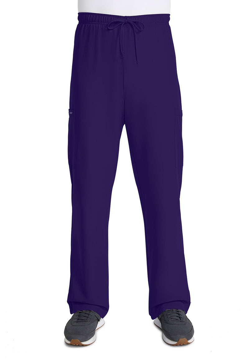 Grape - Cherokee WW Originals Ultra Unisex Scrub Pants - Front View