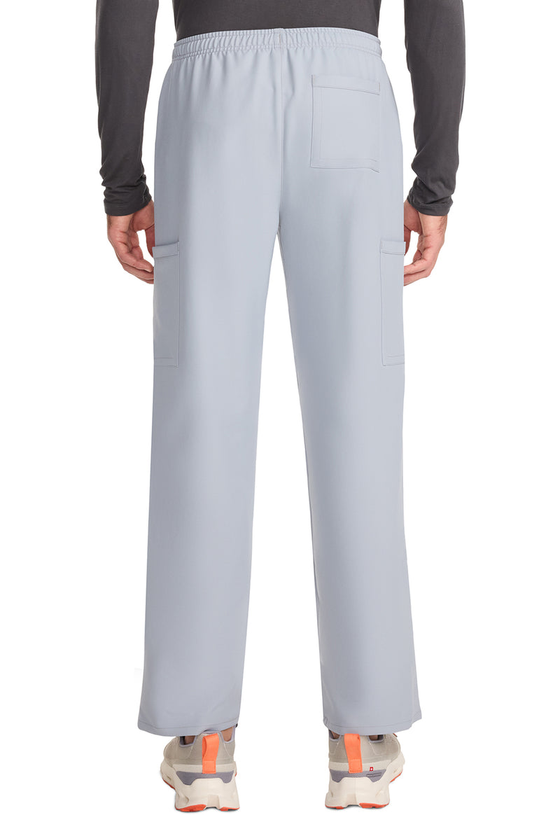 Grey - Cherokee WW Originals Ultra Unisex Scrub Pants - Back View