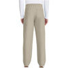 khaki - Unisex Mid Rise Drawstring Straight Pant