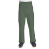 olive - Unisex Mid Rise Drawstring Straight Pant