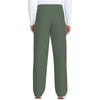 olive - Unisex Mid Rise Drawstring Straight Pant