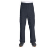 pewter - Unisex Mid Rise Drawstring Straight Pant