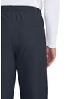Pewter - Unisex Mid Rise Drawstring Straight Scrub Pants – Regular (View 3)